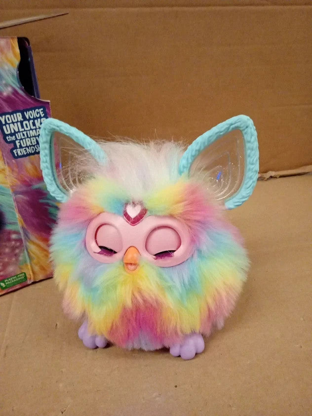 Furby Tie Dye Interactive Plush Toy English Version 6+ New