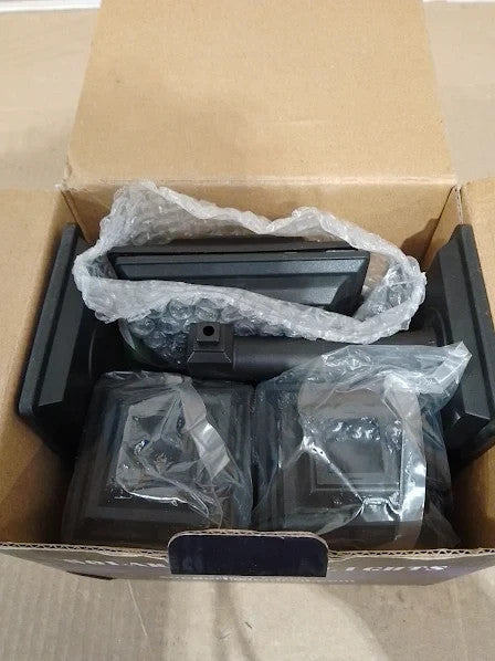 Leidrail Solar Fence Lights Outdoor Garden LED Solar Powered Pack 2 New