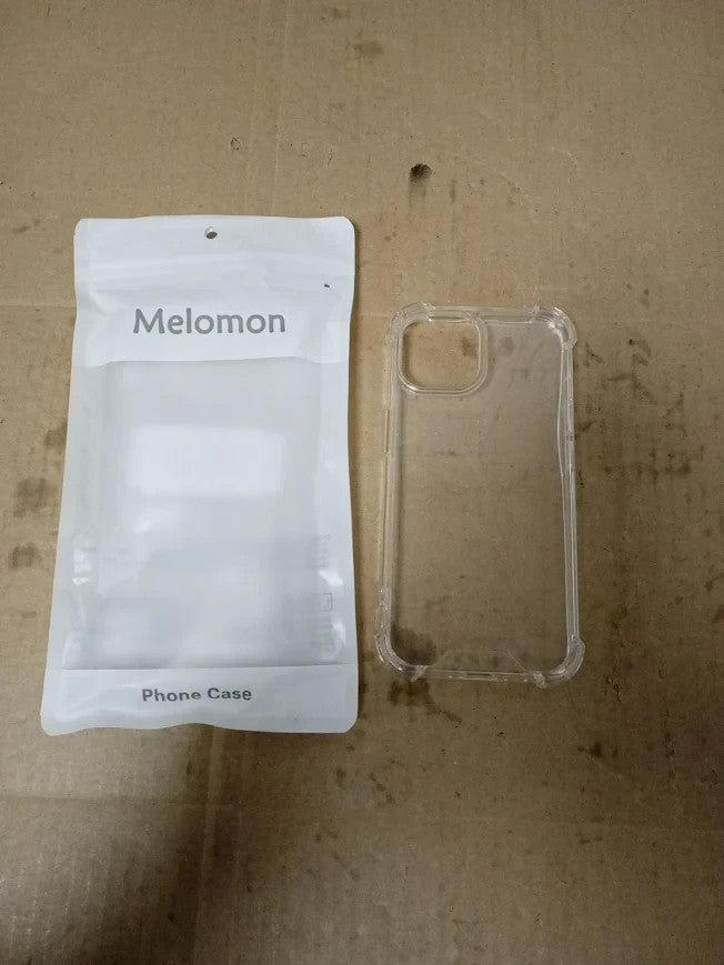 Melomon Clear Case Apple iPhone 15 6.1in Shockproof Airbag Drop Protection New