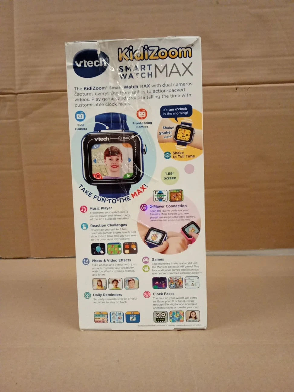 VTech KidiZoom Smart Watch Max Kids Games Dual Camera Photo Aged 4 5 6 7+ Years