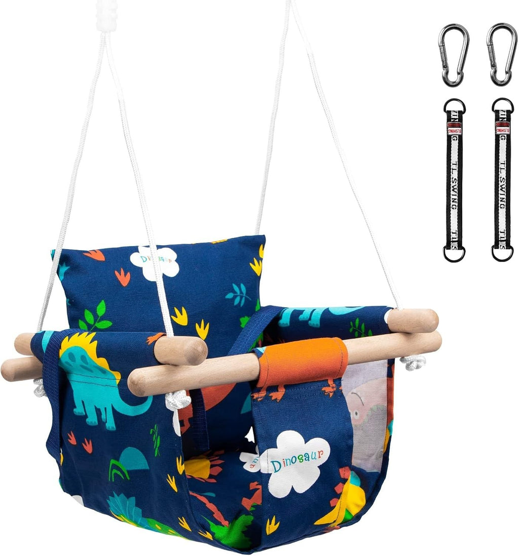 Childrens Childs Toddler Adjustable Outdoor Garden Rope Safety Swing Seat New