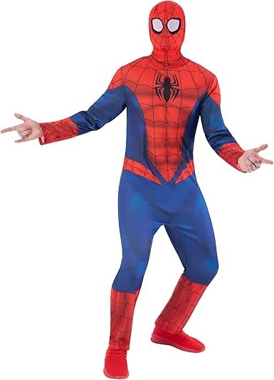 Rubies Official Spider-Man Adult Costume Size Large Halloween Fancy Dress New