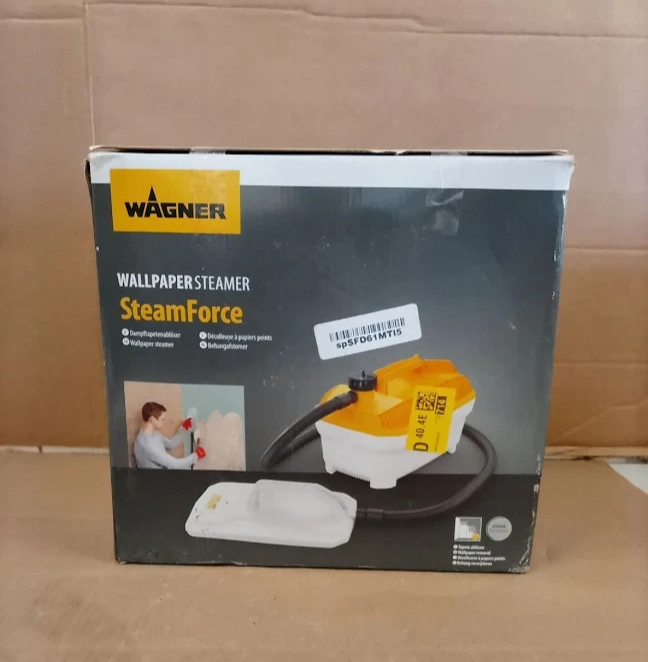 WAGNER SteamForce Wallpaper Stripper 2000W 4L Steam Remover 3.7m Hose Design New