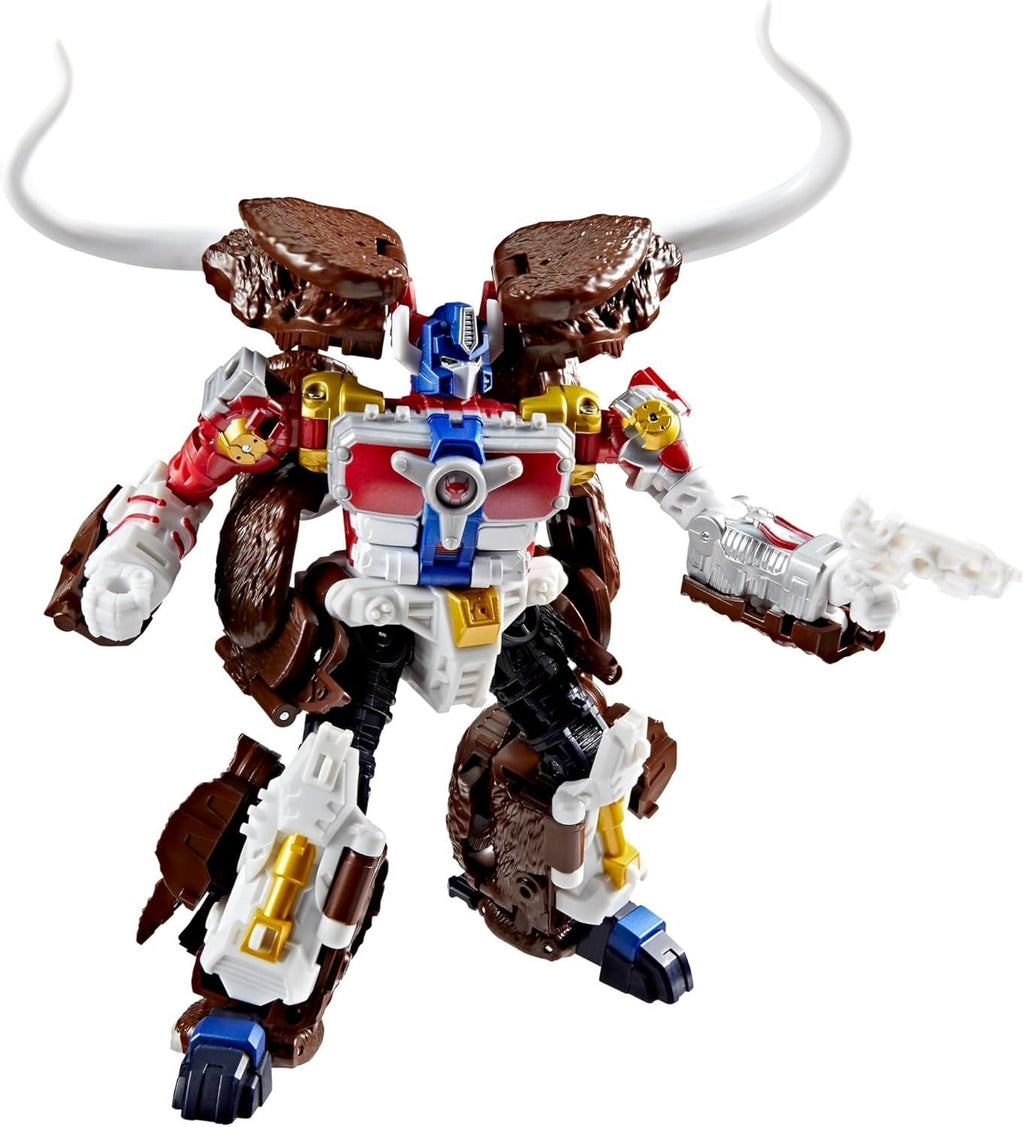 Transformers Age Primes Leader Class Maximal Big Convoy Action Figure 8+ Used