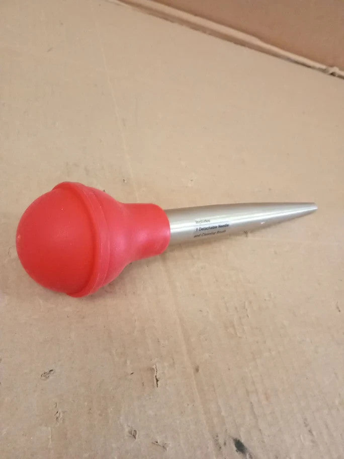 Home Robin Red Turkey Baster Meat Roasting Tool Kitchen Cooking Utensil New