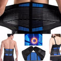 Back Support Belt Adjustable Brace Lower Lumbar Men Women 42-46in XXL New