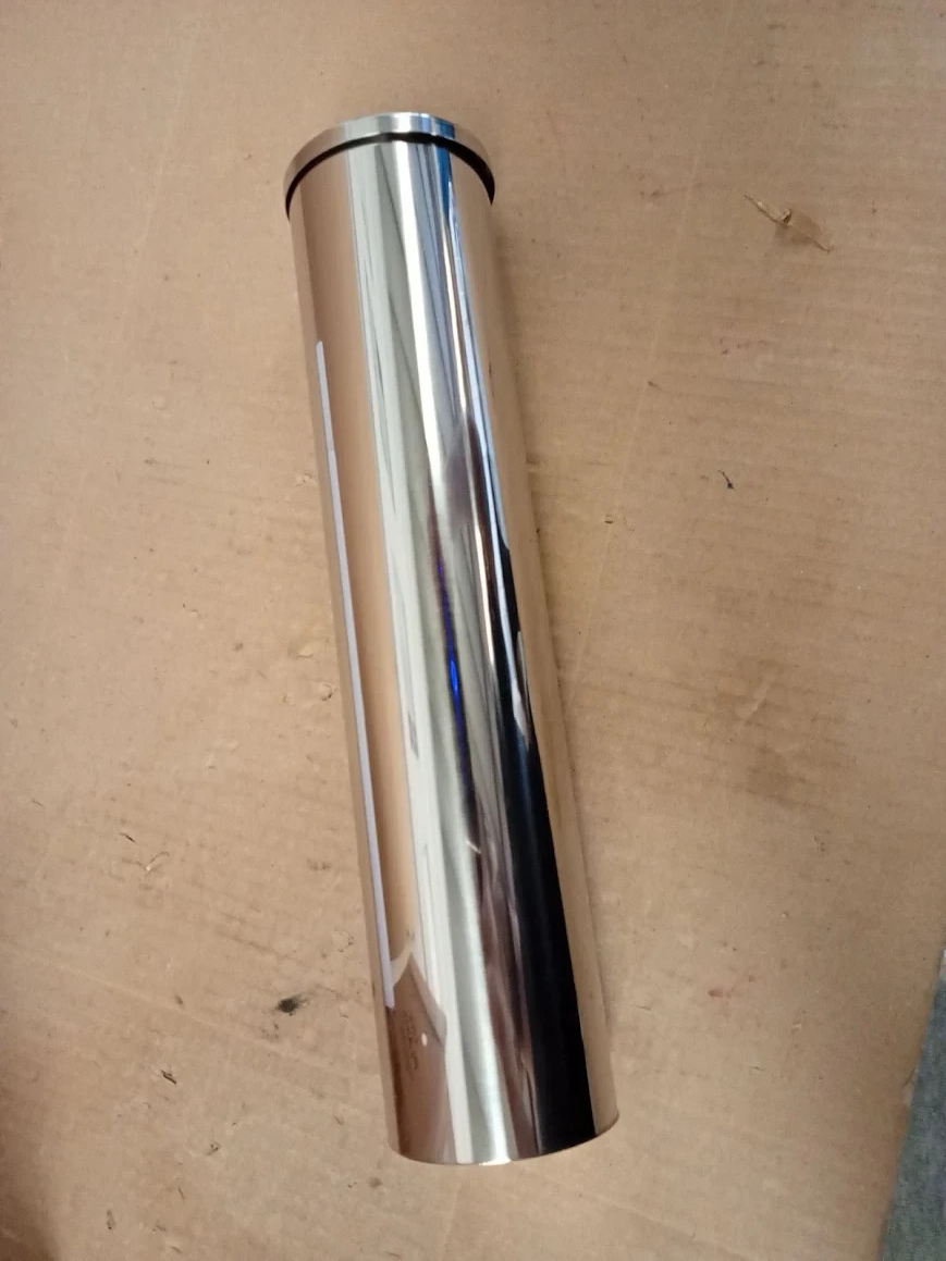 Home Slimline Toilet Brush Stainless Steel Sleek 38.5x6.5x6.5cm