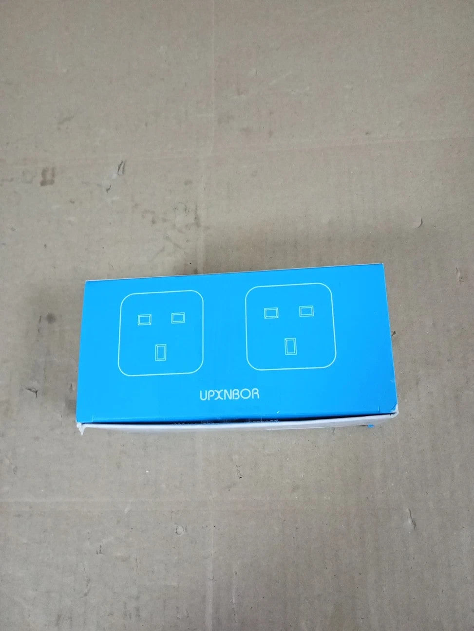 UPXNBOR Smart Plug WiFi Socket Energy Monitoring Alexa Google 2 Pieces Design