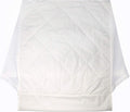 Comfornights Washable Quilted Poly Cotton Bed Wedge Removable Cover White New