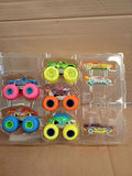 Hot Wheels Monster Toy Trucks Collection Glow Dark Design 8 Pieces NHCB57 Set
