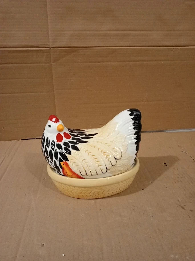 Mason Cash Mother Hen Egg Nest Rustic Farm Inspired Kitchen Tidy Egg Storage