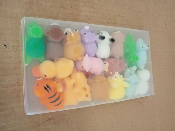 Dtydecle 18pcs Mochi Squishy Toys Mini Jungle Animals Squishies Soft Squeeze