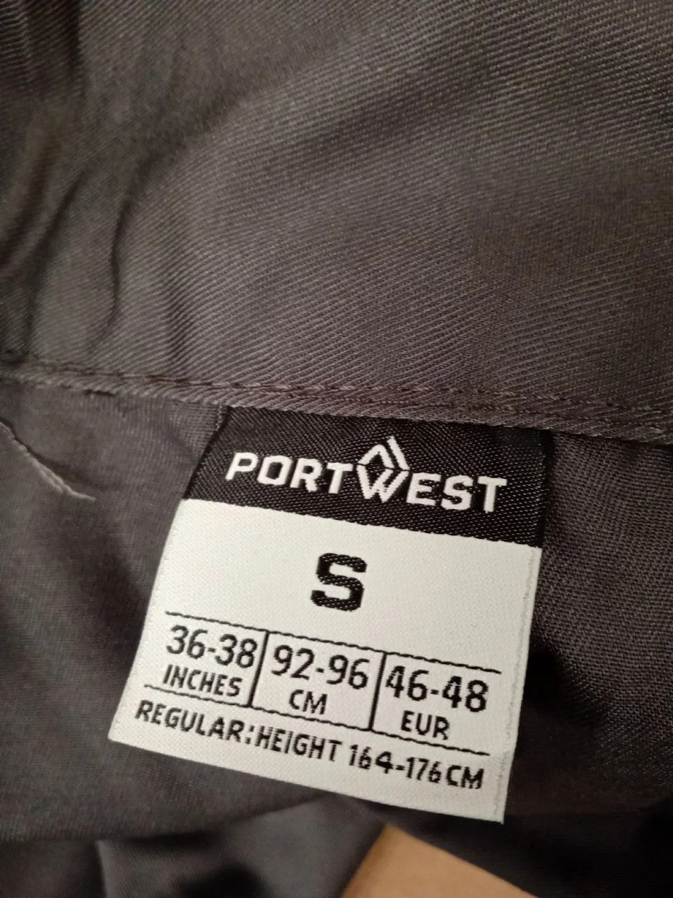 Portwest C813 Liverpool Work Mens Boiler Suit Polycotton Coveralls Small 92-96cm