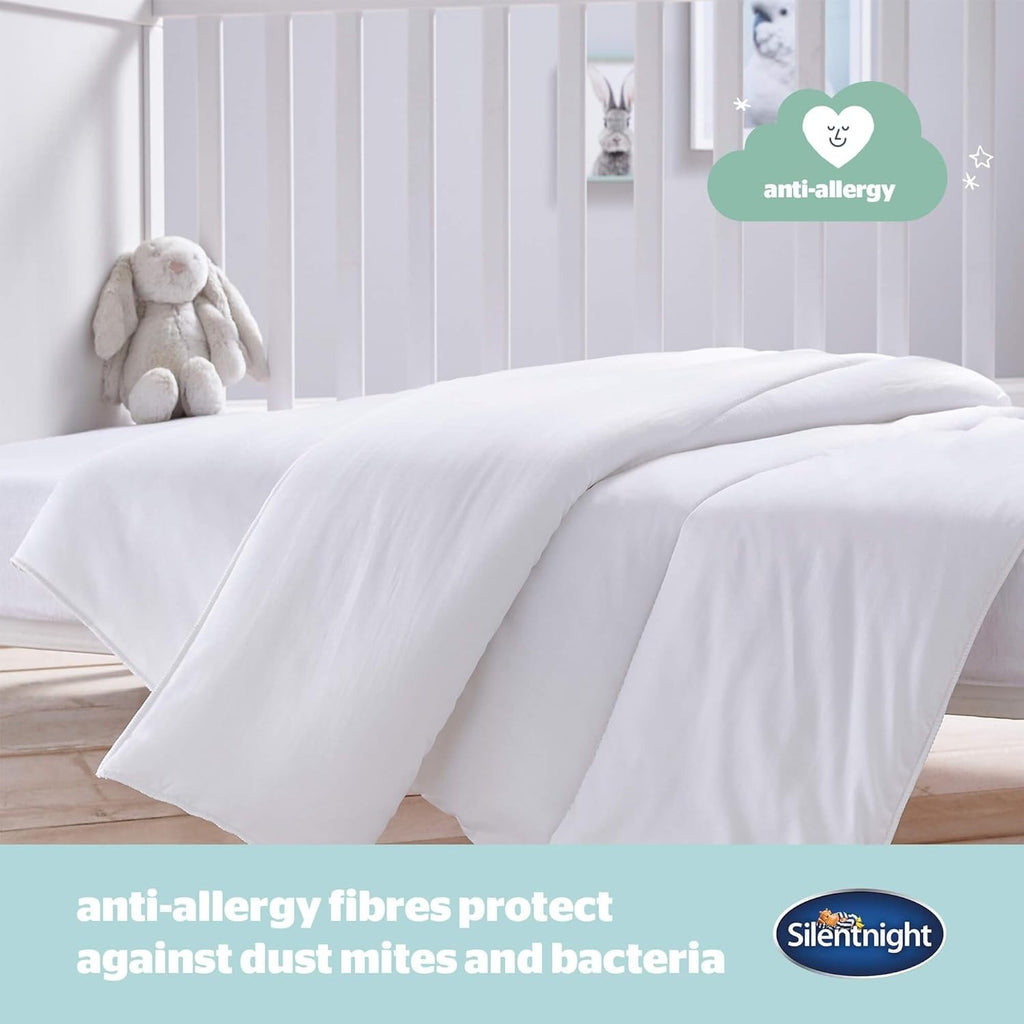 Silentnight Safe Nights Cot Bed Duvet 4 Tog Anti Allergy 150x120cm New