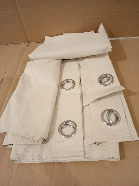 Livego Outdoor Curtains Waterproof Grommet Top Bottom 2 Panels 100x84in New