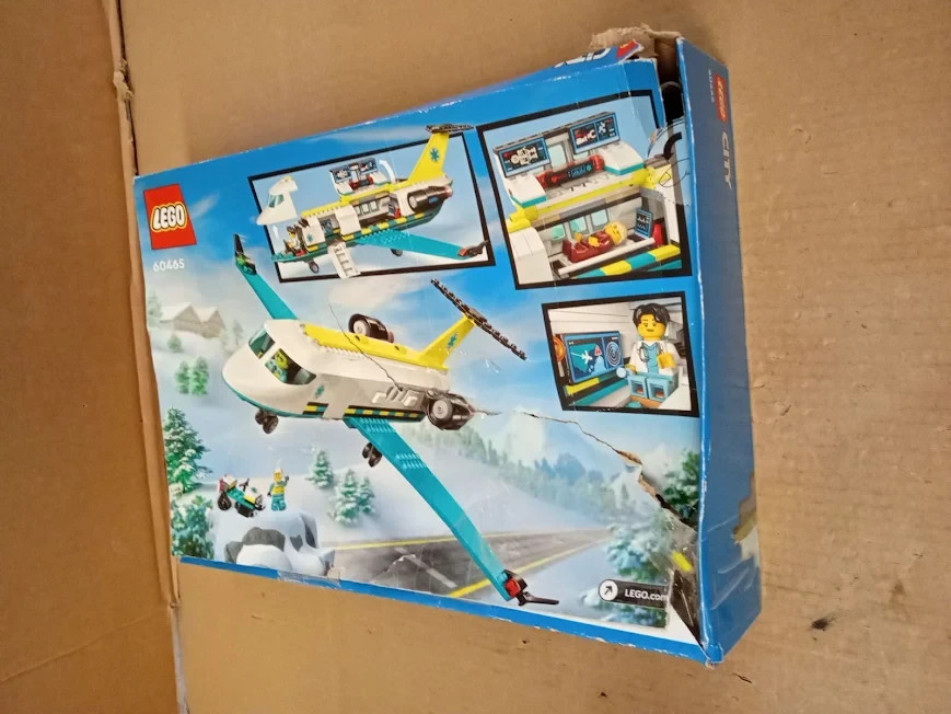 Lego City Emergency Air Ambulance Plane 60465 Snow Scooter Toy Airplane 6+