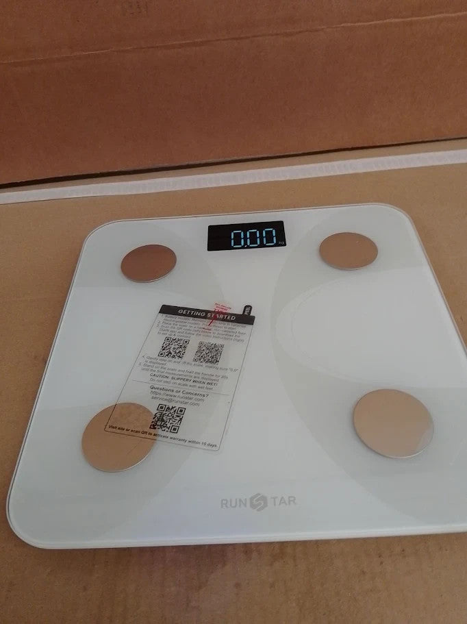 Runstar Smart Scale Body Weight Fat Percentage High Accuracy Digital New