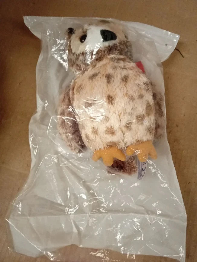 Owl Plush Soft Toy Teddy Brown Cream Stuffed Animal Cuddly Kids Gift New