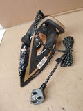Tefal Puregliss Steam Iron 3000W 280g Min Steam Boost 33.2x18cm Black Gold