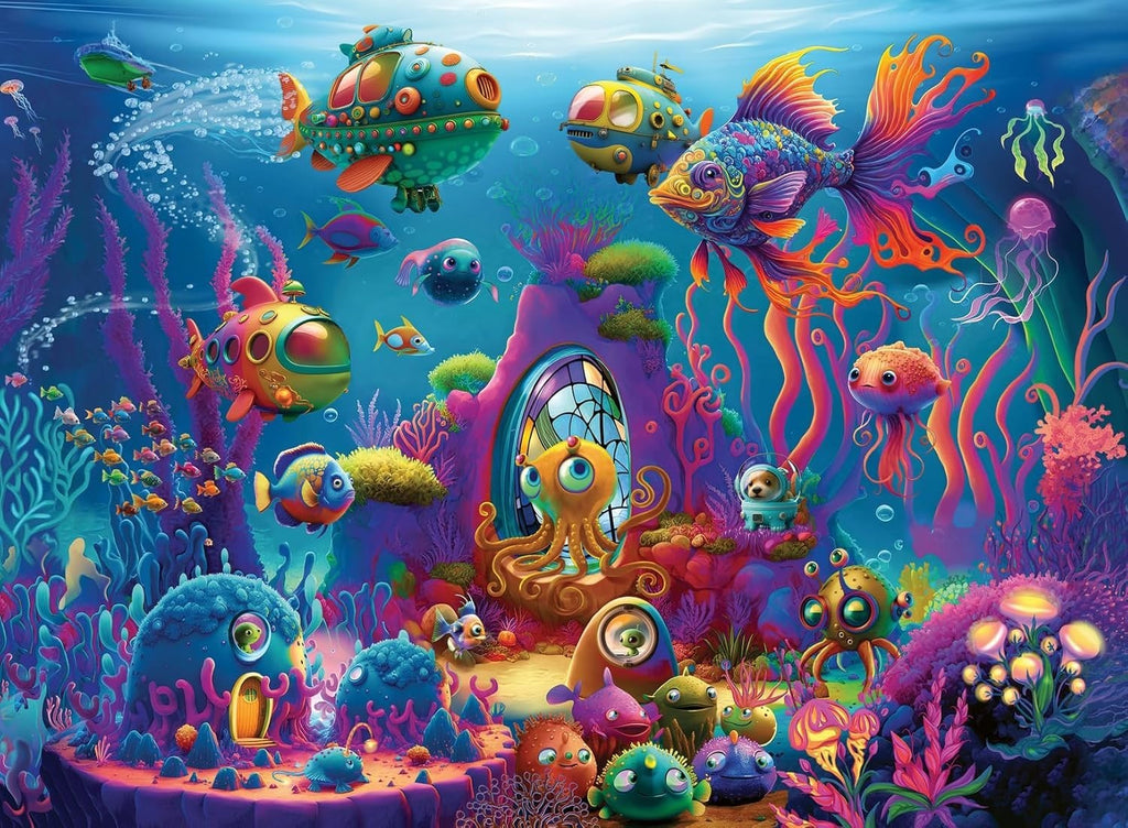 Ravensburger Alien Ocean 150pcs XXL Puzzle Jigsaw Pieces Fit Together 7+ New