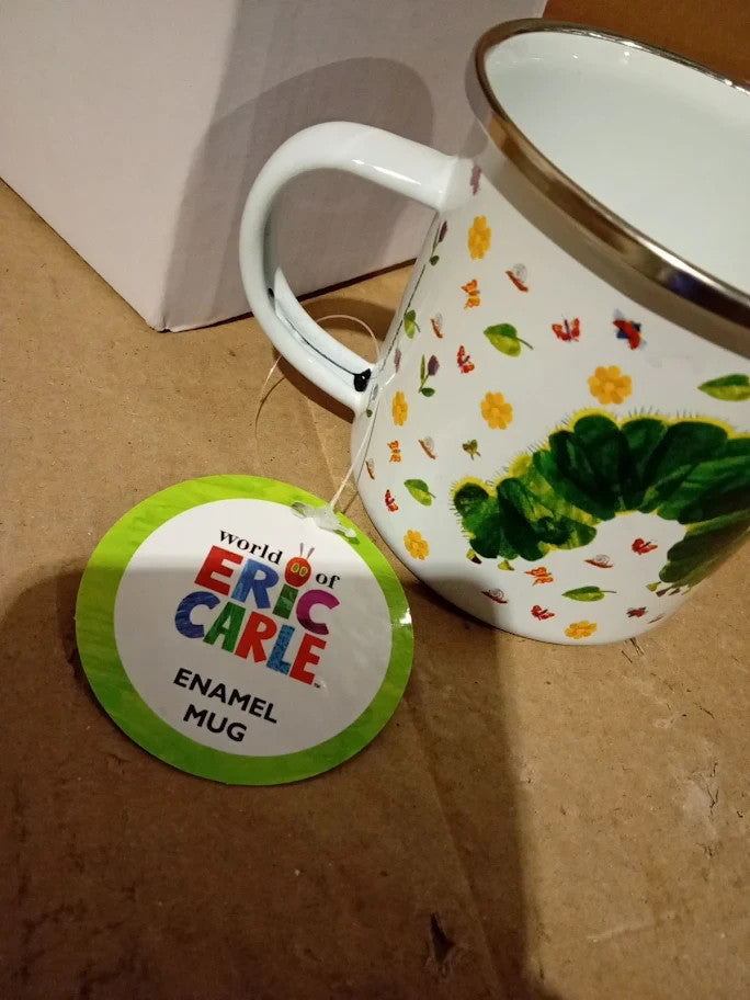 World Of Eric Carle Enamel Mug The Very Hungry Catapillar 320ML New