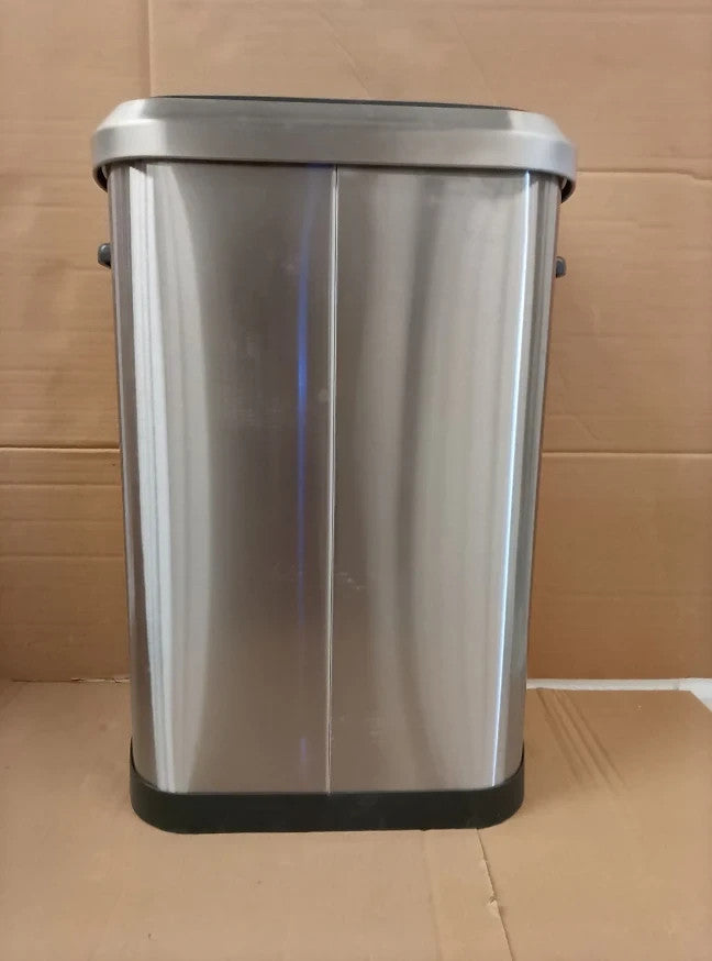 Habitat 50L Brushed Stainless Steel Sensor Bin Kitchen Bathroom Waste Design