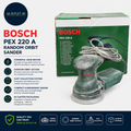 Bosch Random Orbit Sander PEX 220 A 220W In Carton Packaging 28.5x15.4x18cm