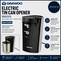 Daewoo Electric Tin Can Opener SDA2313 Multifunction Knife Sharpener Bottle Open