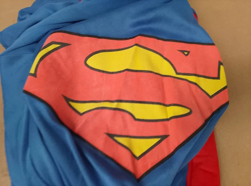 Rubies Official Adults Superman Deluxe Costume Blue Themed Parties Medium