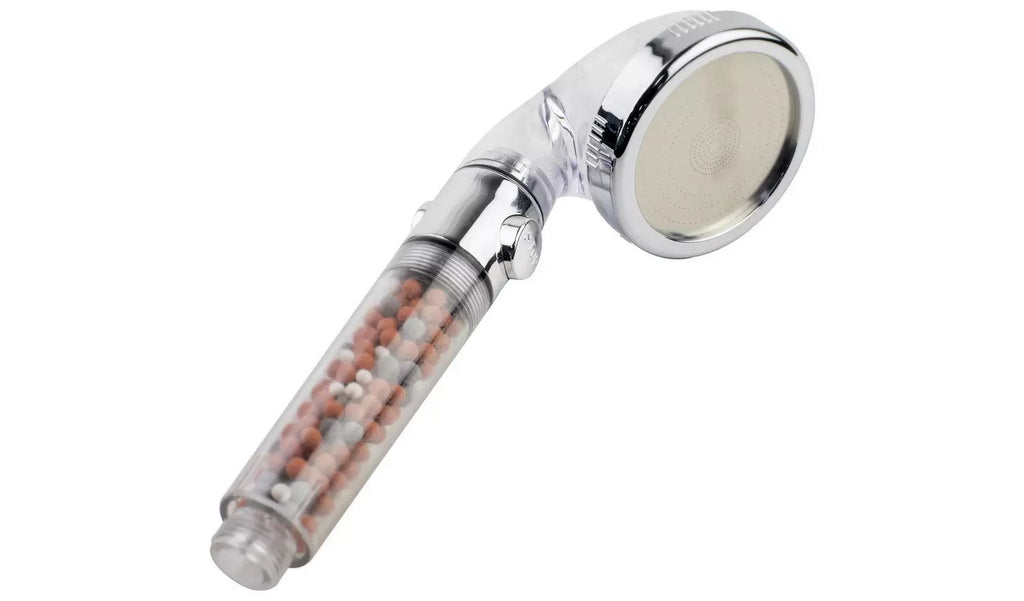 JML 3 Function Pure Ionic Shower Head 3 Spray Mode Universal Chrome New