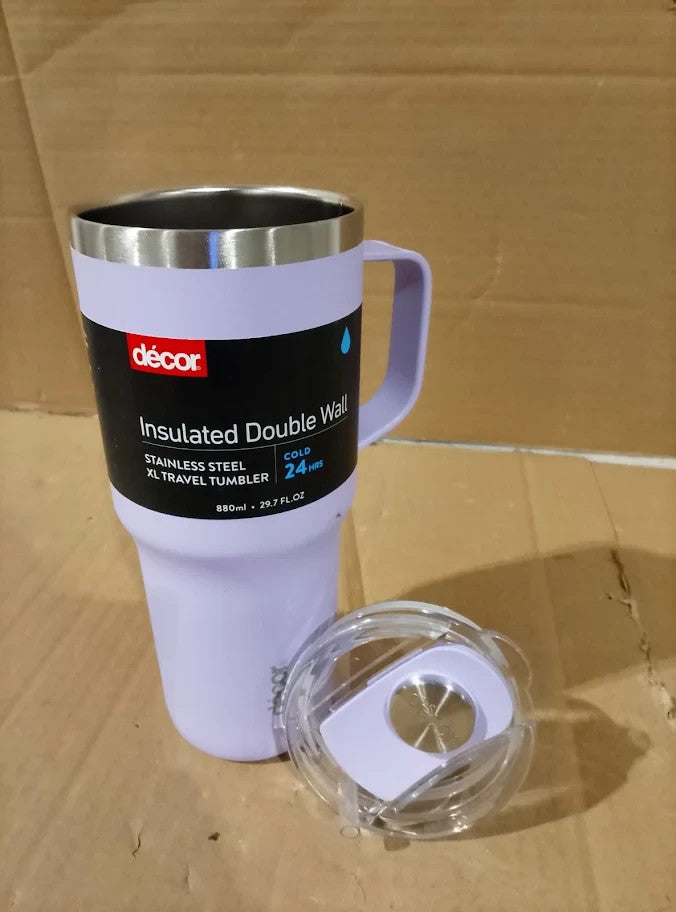 Decor Stainless Steel XL 880ml Tumbler Vacuum Insulated Superior Thermal