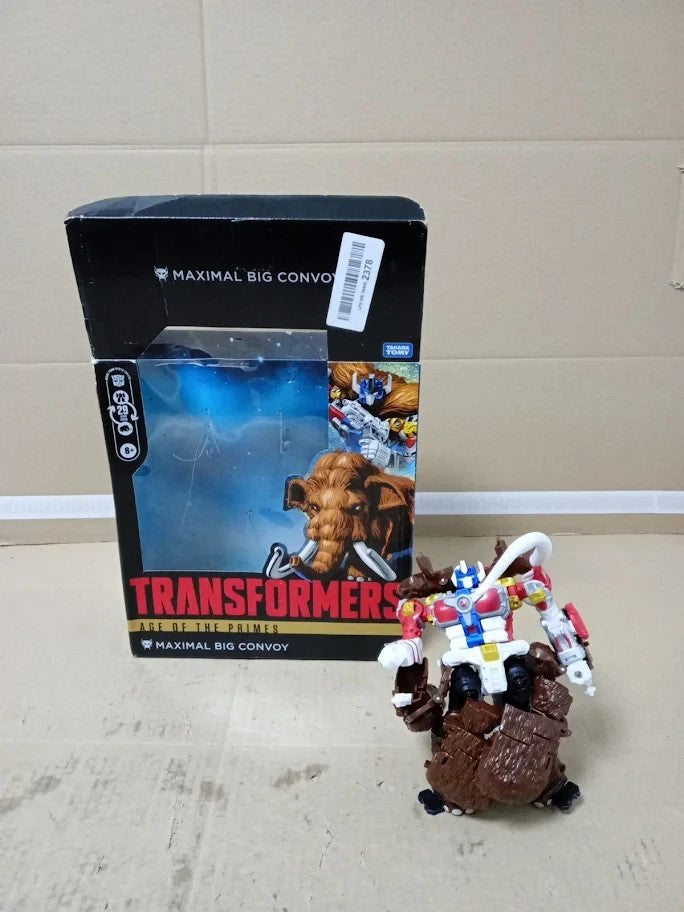 Transformers Age Primes Leader Class Maximal Big Convoy Action Figure 8+ Used