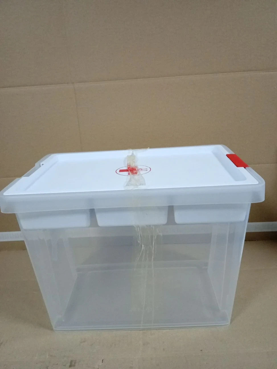 TATAY First Aid Box 15L Plastic Storage Lid 5 Compartment Tray 25x36x26cm New