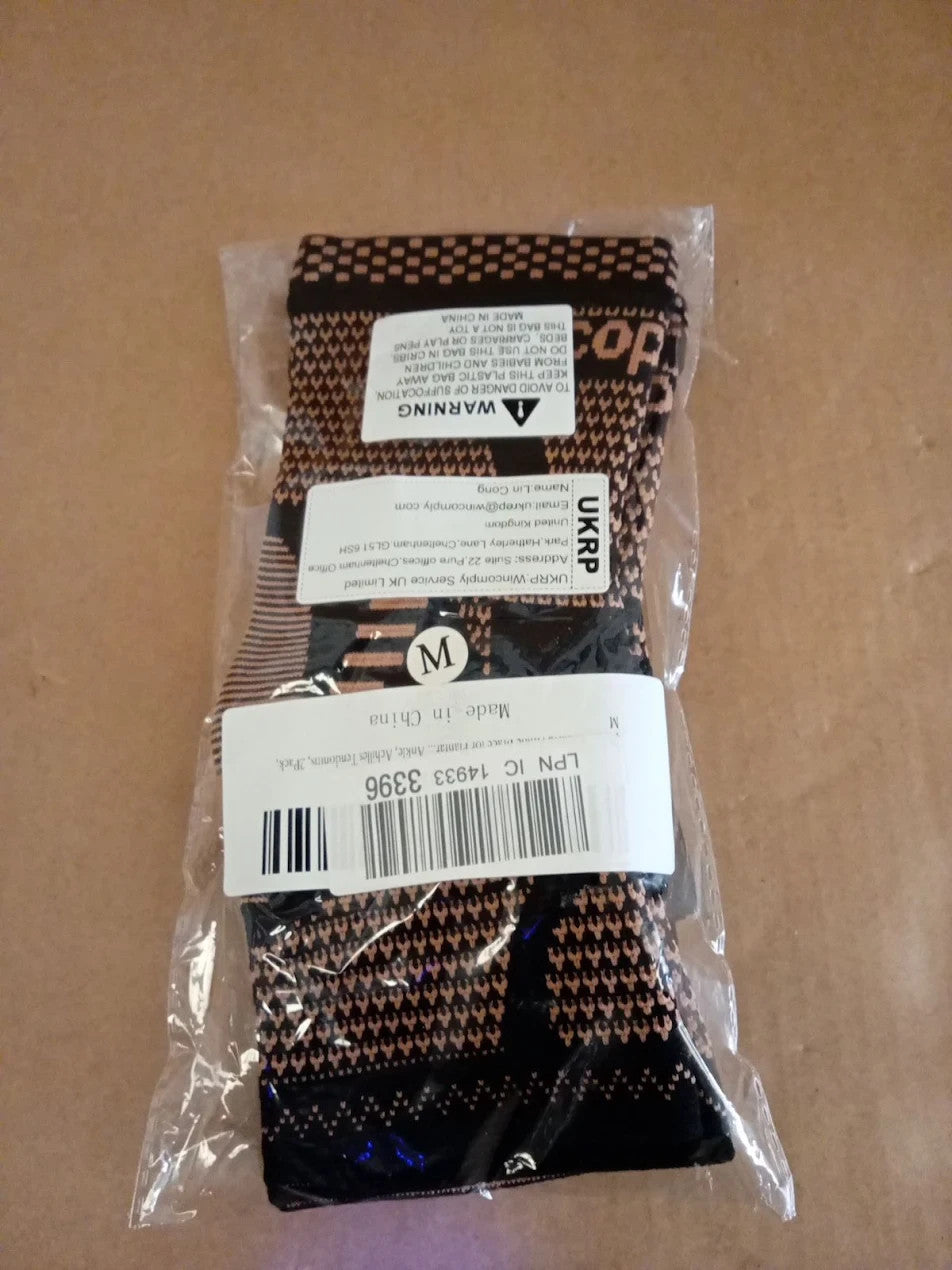 Ankle Brace Plantar Fasciitis Relief Support Brace Adjustable Strap Medium New
