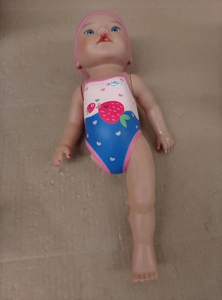 Baby Born Swimming Lizzie 30cm bath Doll Works Without Batteries 1+
