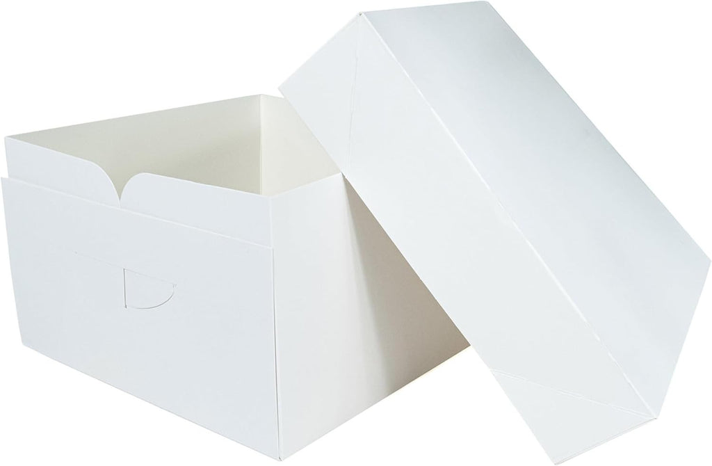 Culpitt 12in Square Cake Boxes With Lid Rigid Transport Protection New