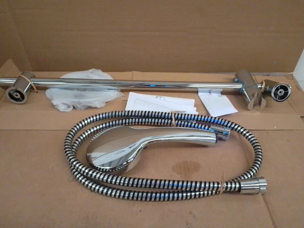 Argos Home 4 Function Shower Set Chrome Bathroom Shower Head Kit Durable New