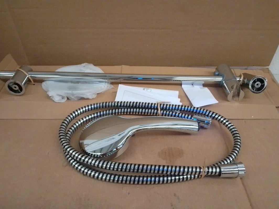 Argos Home 4 Function Shower Set Chrome Bathroom Shower Head Kit Durable New