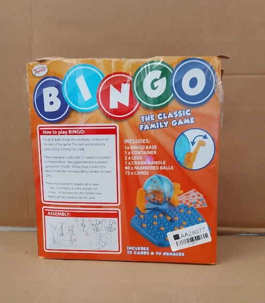 Toyrific Classic Bingo Game Set  Numbered Balls Family Game Quality Design