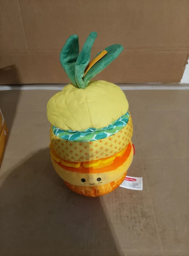 Melissa Doug Pineapple Soft Stacker Sensory Baby Toy Early Learning 6m+