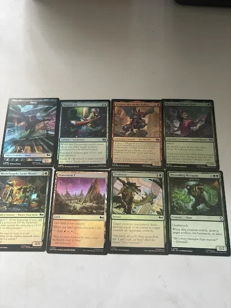Magic The Gathering Teenage Mutant Ninja Turtles Collector Booster Pack Opened