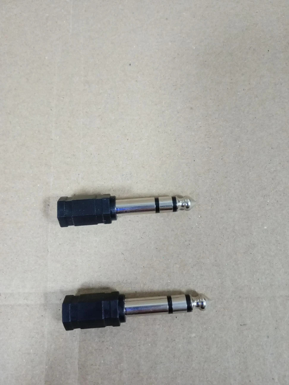 2 Pieces Headphone Jack Adapter 6.35mm Male To 3.5mm Headphone Jack Adapter New