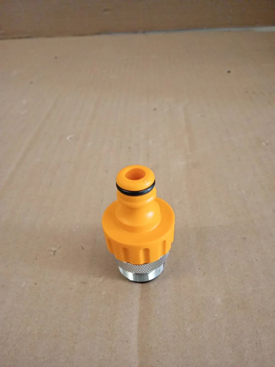 Hozelock Kitchen Tap Connector 24mm Male Head Yellow 1 Pack 16x10x8cm