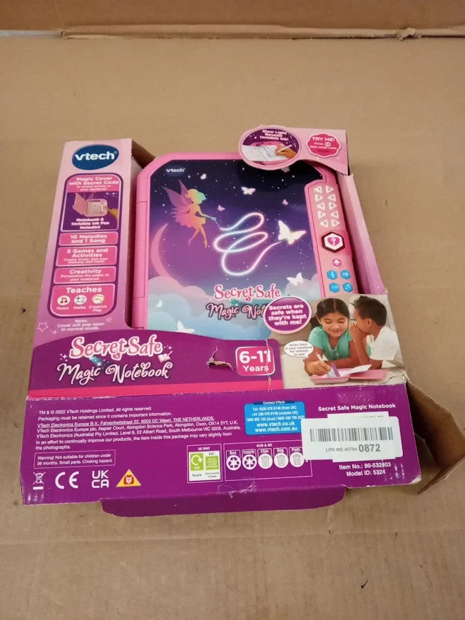 VTech Secret Safe Magic Notebook Interactive Kids Journal Diary Password 6+