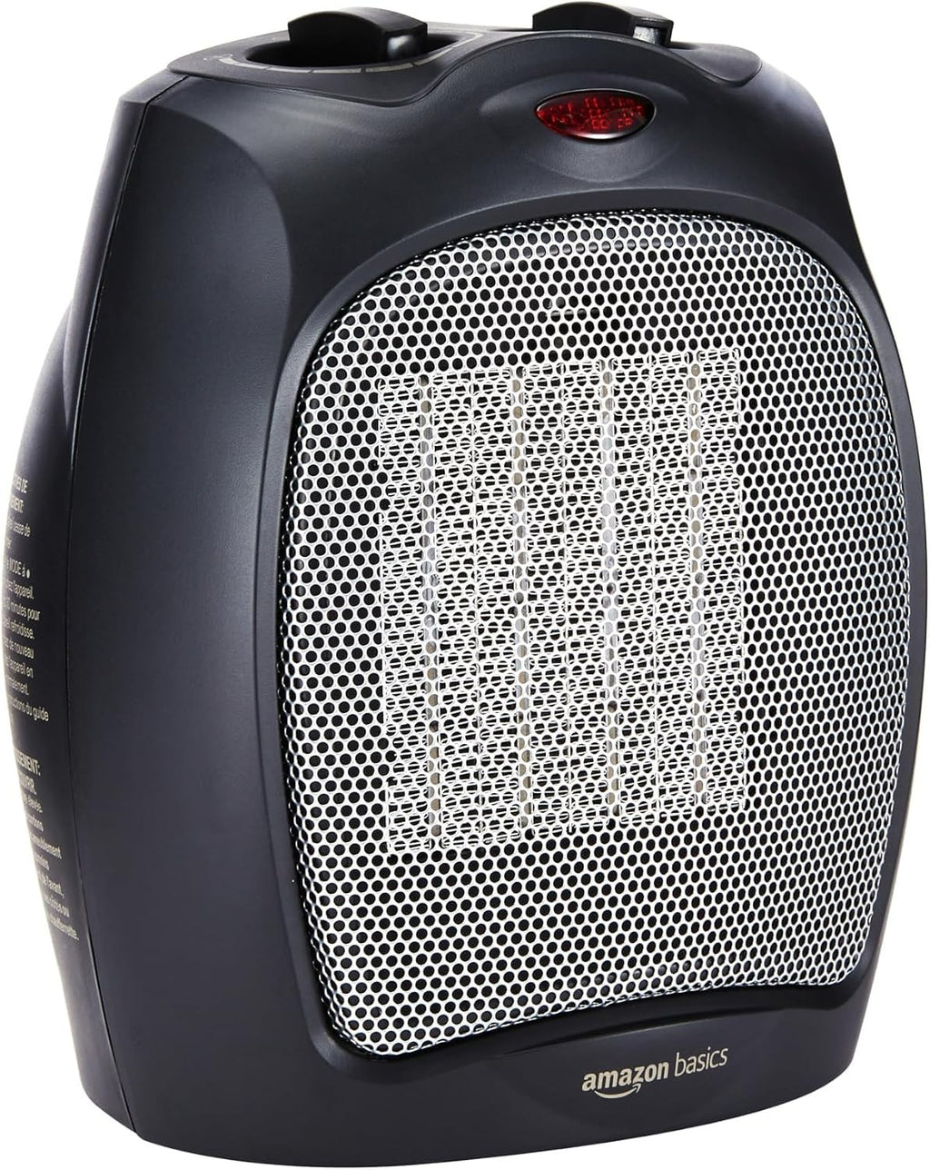 Amazon Basics 1800w Ceramic Space Heater With Adjustable Thermostat Black New