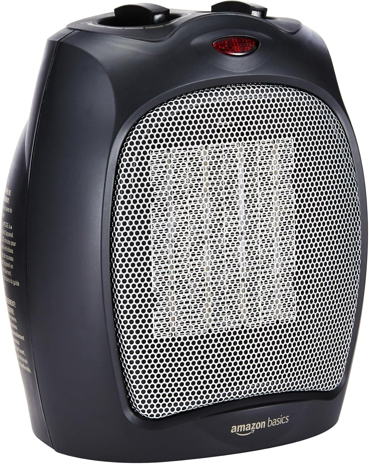 Amazon Basics 1800w Ceramic Space Heater With Adjustable Thermostat Black New