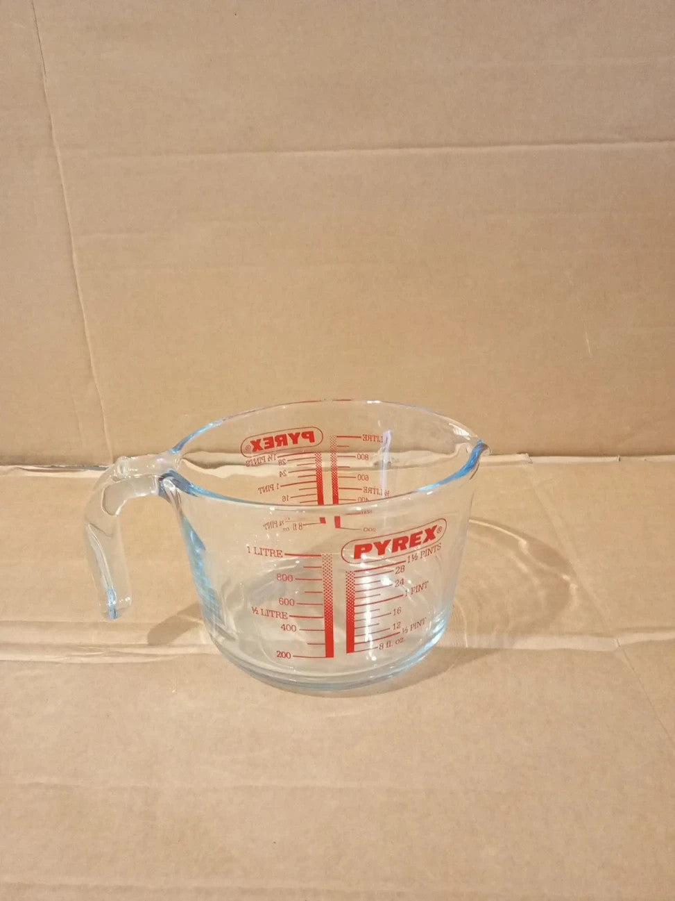 Pyrex Glass Measuring Jug 1L 264B000 Glass Weight 920 Grams New