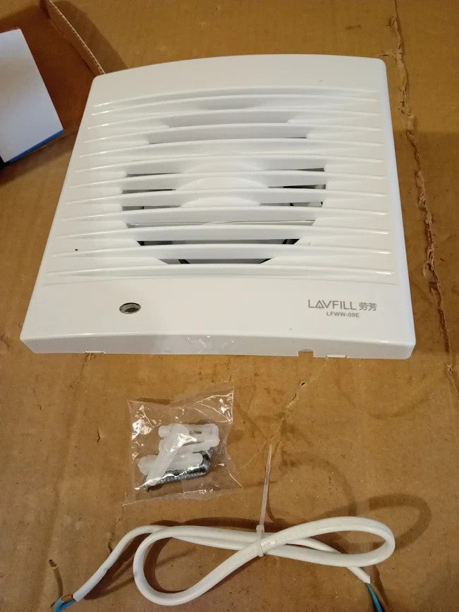 4in 100mm Bathroom Extractor Fan 12W Silent Powerful Airflow 130m³/h White New