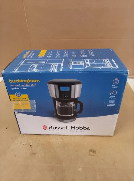 Russell Hobbs Buckingham Coffee Machine 1.25L 1000W 20680 20.5x32.5x20.5cm