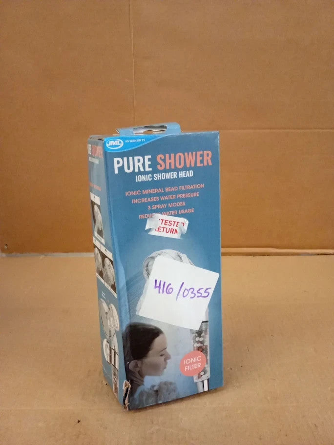 JML 3 Function Pure Shower Ionic Mineral Bead Filtration Plus Chrome New